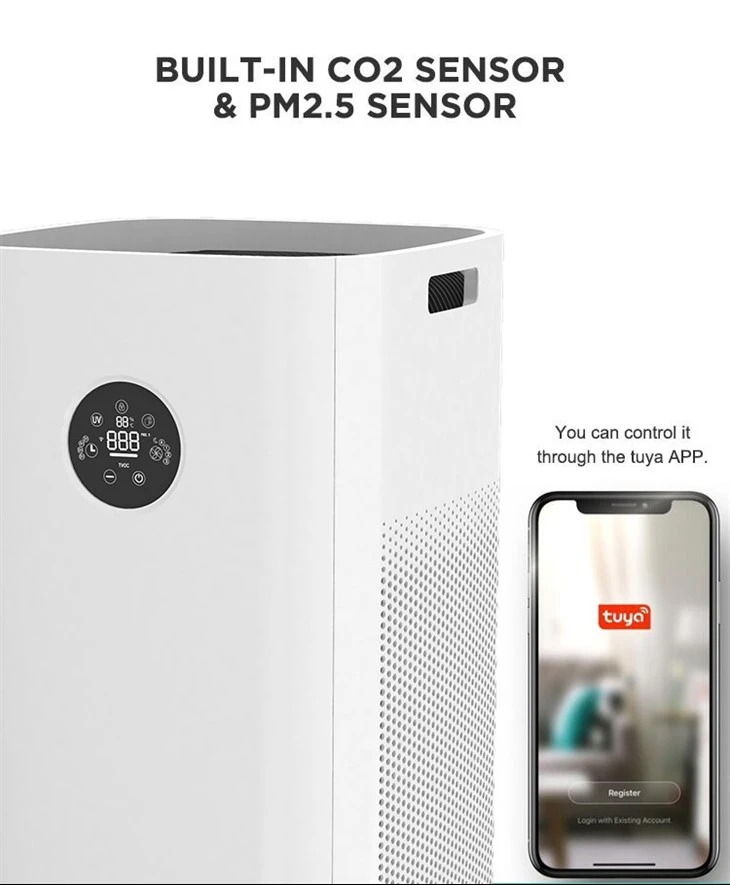 BKJ-90B Hospital School Home Usae Air Puriifer High CADR