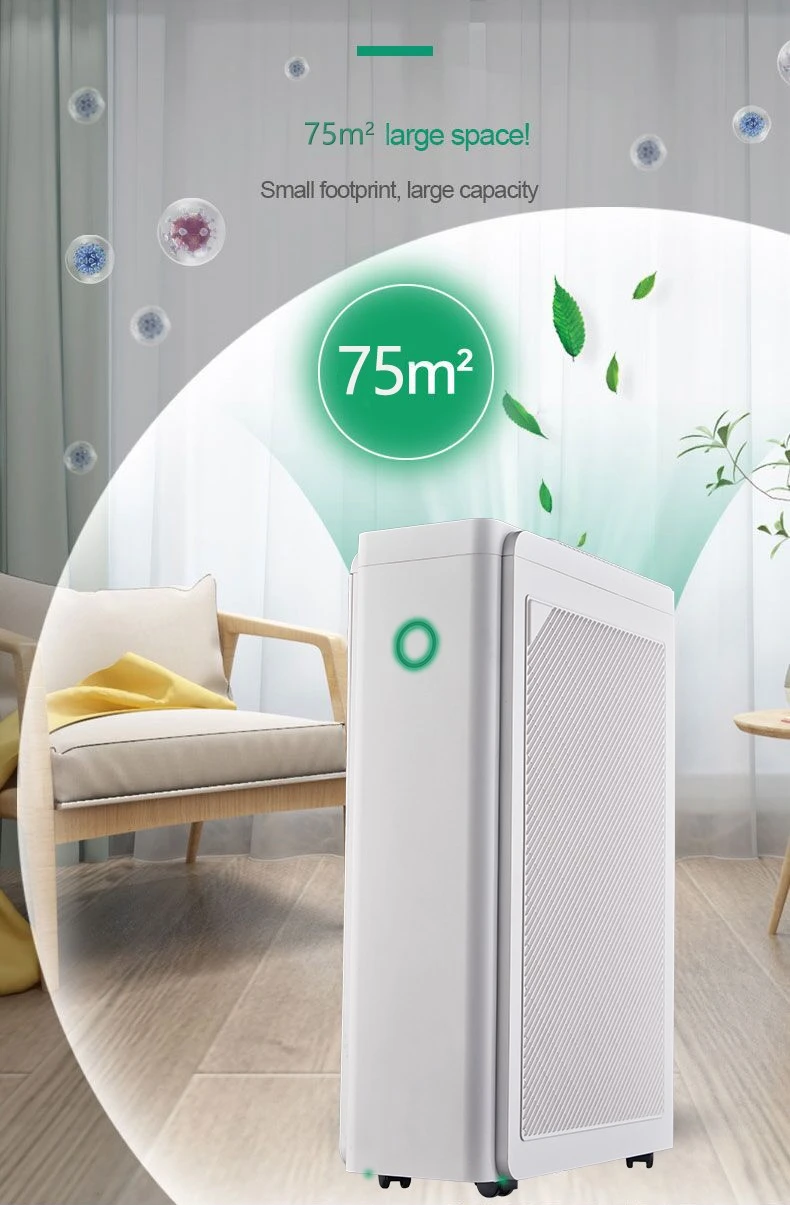 BKJ-60C Household Air Purifier With UVC Easy Move